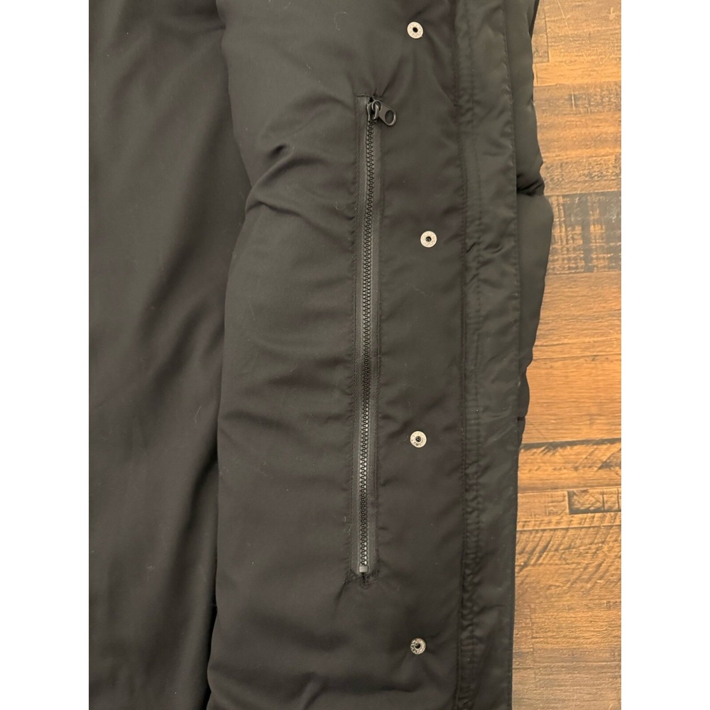 Kenneth Cole Puffer Vest Womens L/XL Black Zip Snap Stand Up Neck NWT $139 - Picture 11 of 11